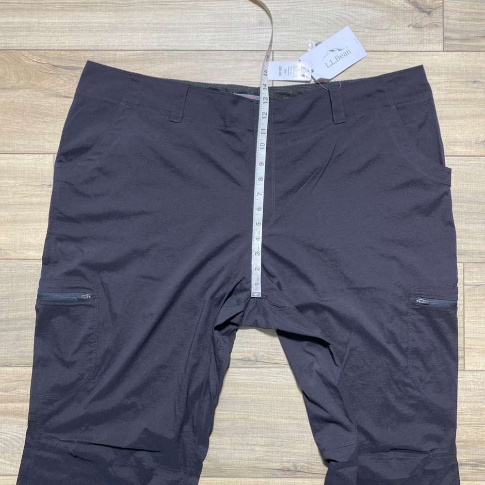 LL Bean Womens Vista Trekking Pants Size 24W Black‎ Quick Dry Lightweight - Picture 4 of 13